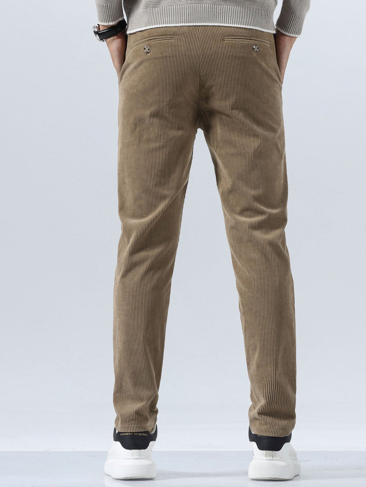 Maxime - Slim Fit Corduroy Trousers