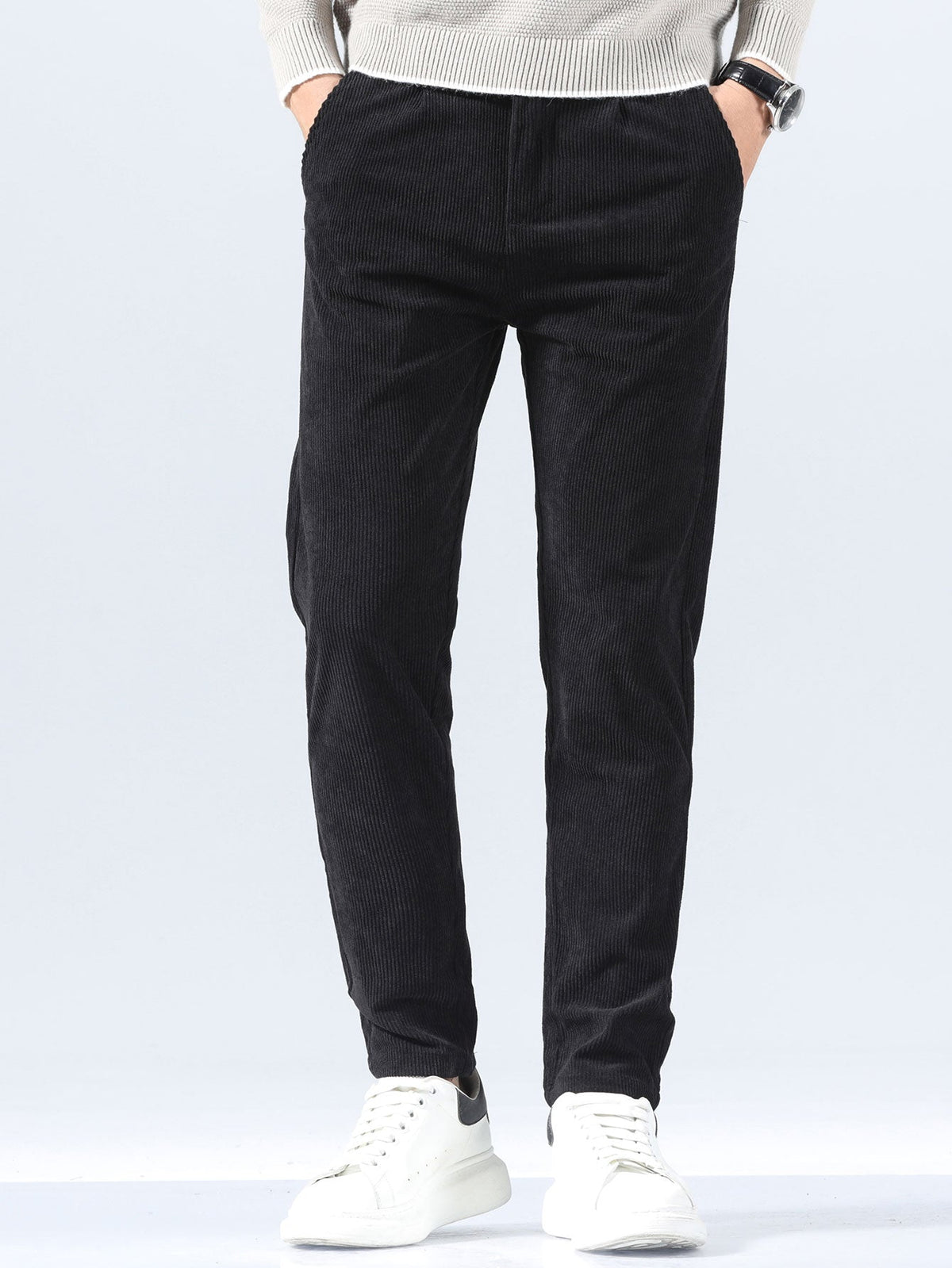 Maxime - Slim Fit Corduroy Trousers