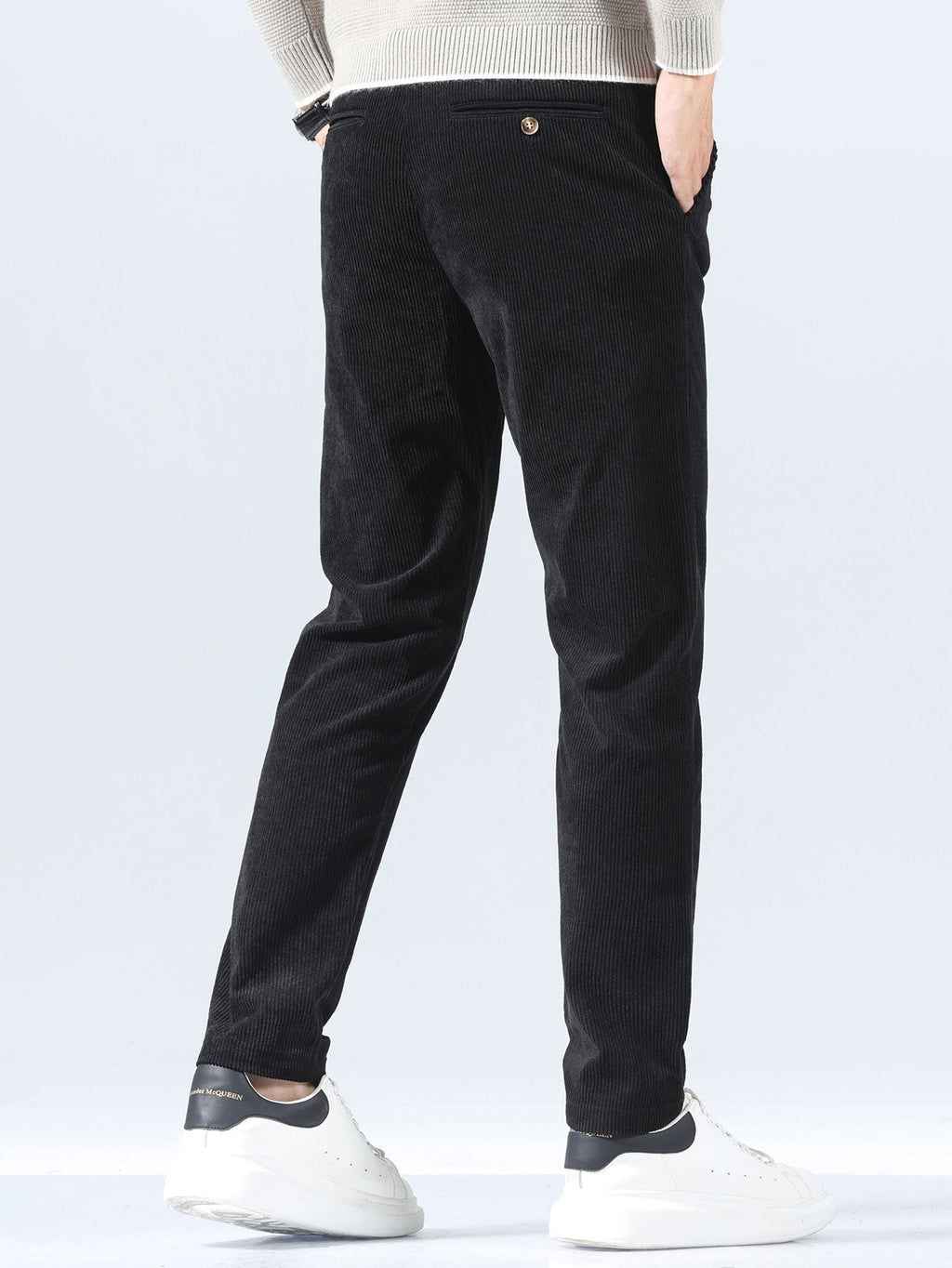 Maxime - Slim Fit Corduroy Trousers