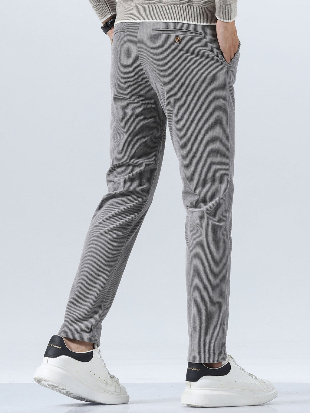 Maxime - Slim Fit Corduroy Trousers