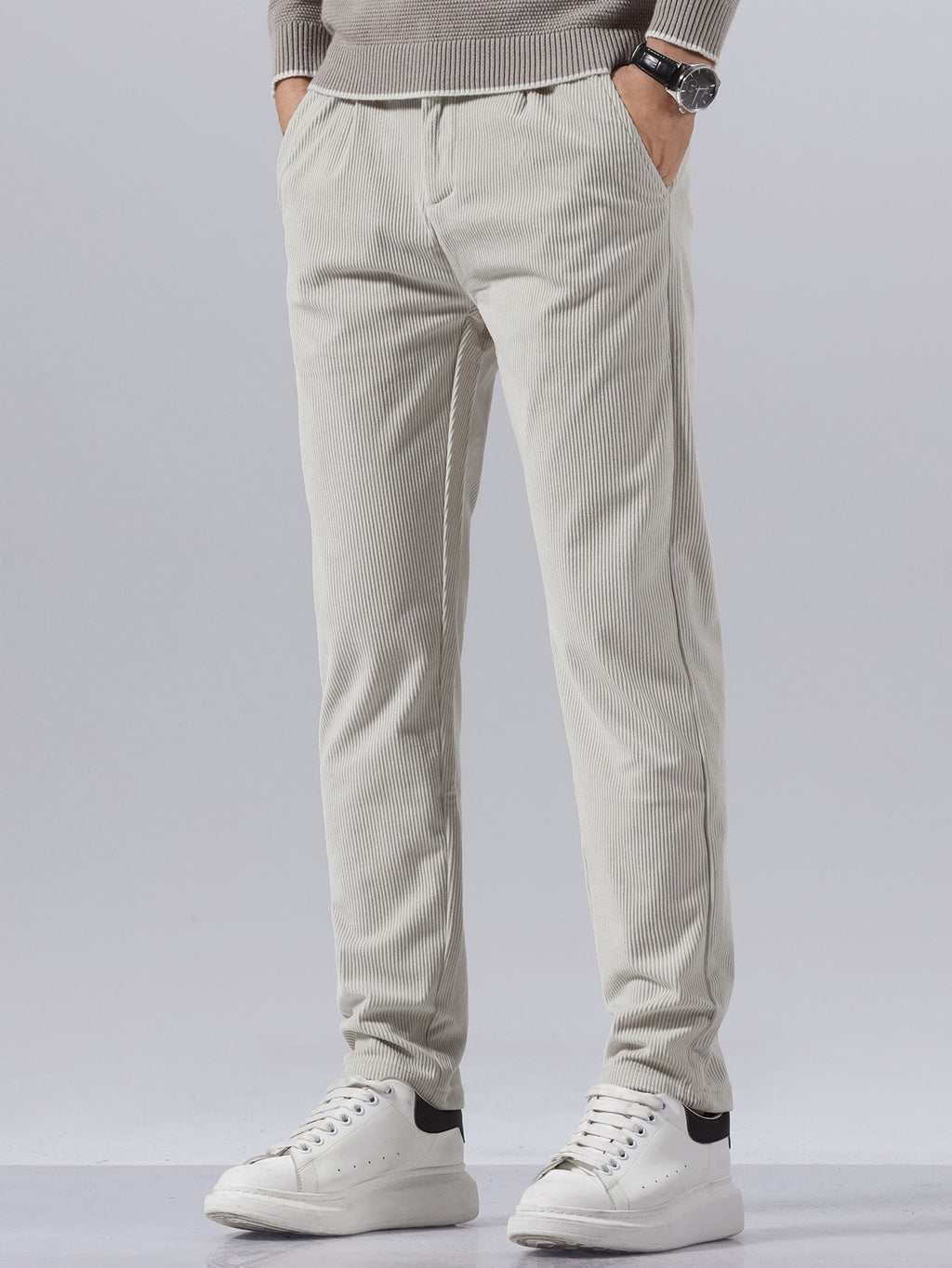 Maxime - Slim Fit Corduroy Trousers