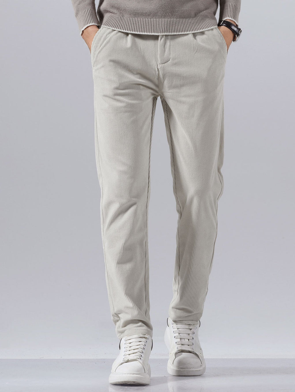 Maxime - Slim Fit Corduroy Trousers