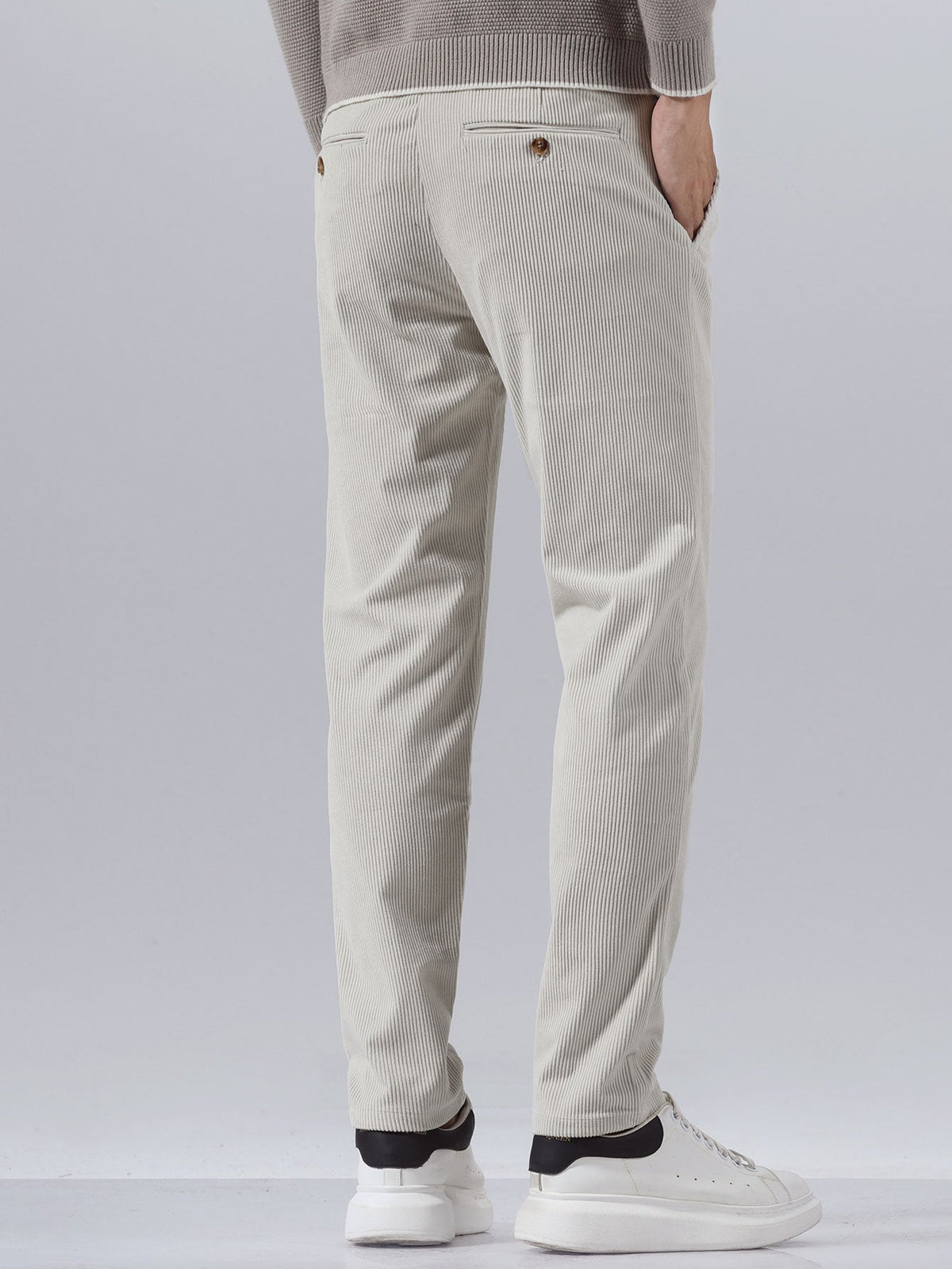 Maxime - Slim Fit Corduroy Trousers