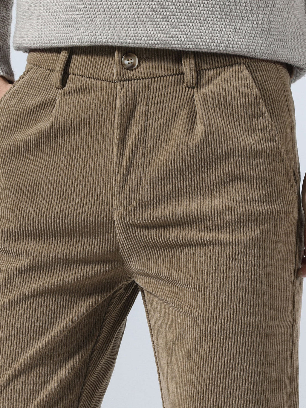 Maxime - Slim Fit Corduroy Trousers