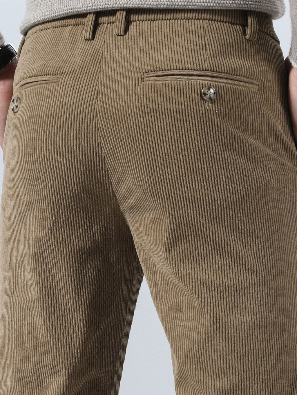 Maxime - Slim Fit Corduroy Trousers