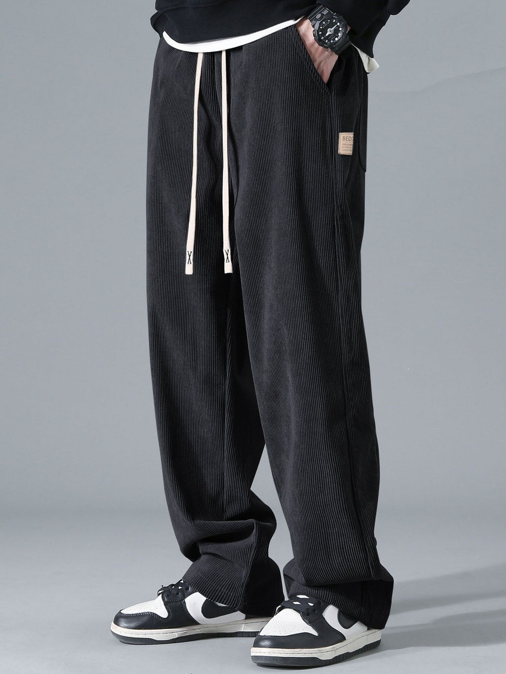 Sebastien - Classic Straight Corduroy Trousers