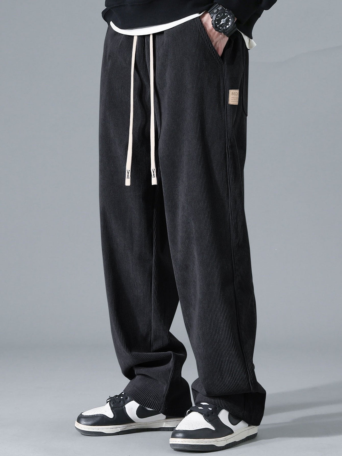 Sebastien - Classic Straight Corduroy Trousers
