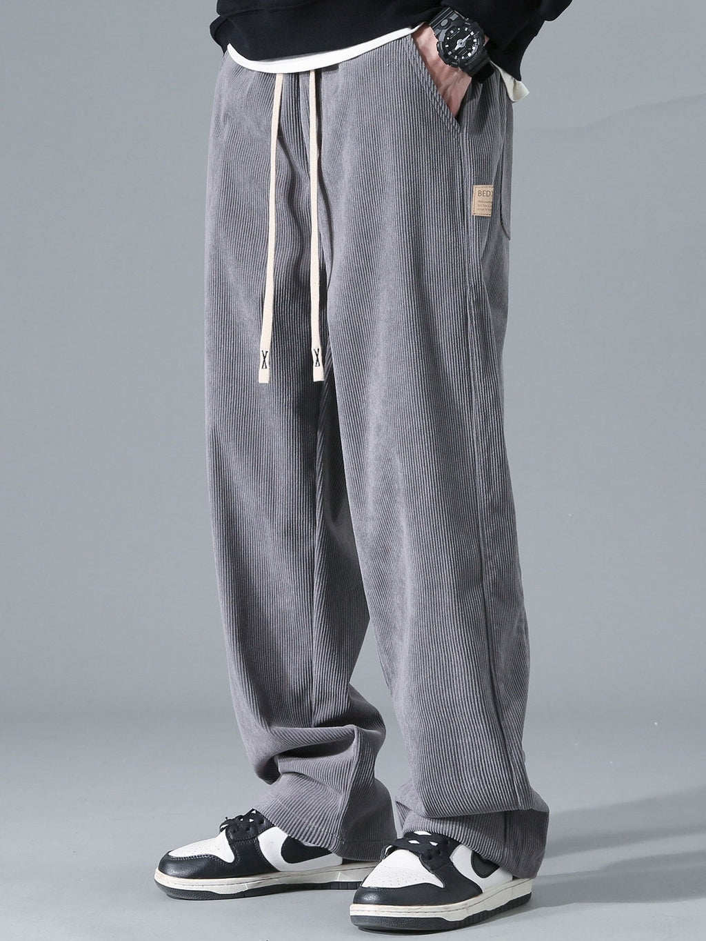 Sebastien - Classic Straight Corduroy Trousers