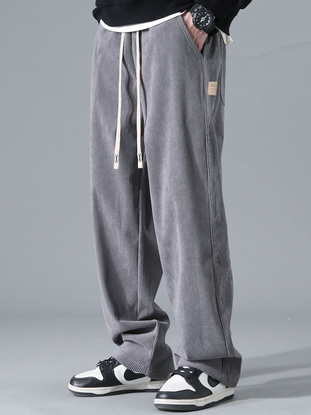 Sebastien - Classic Straight Corduroy Trousers