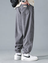 Francois - Corduroy Joggers with Drawstring