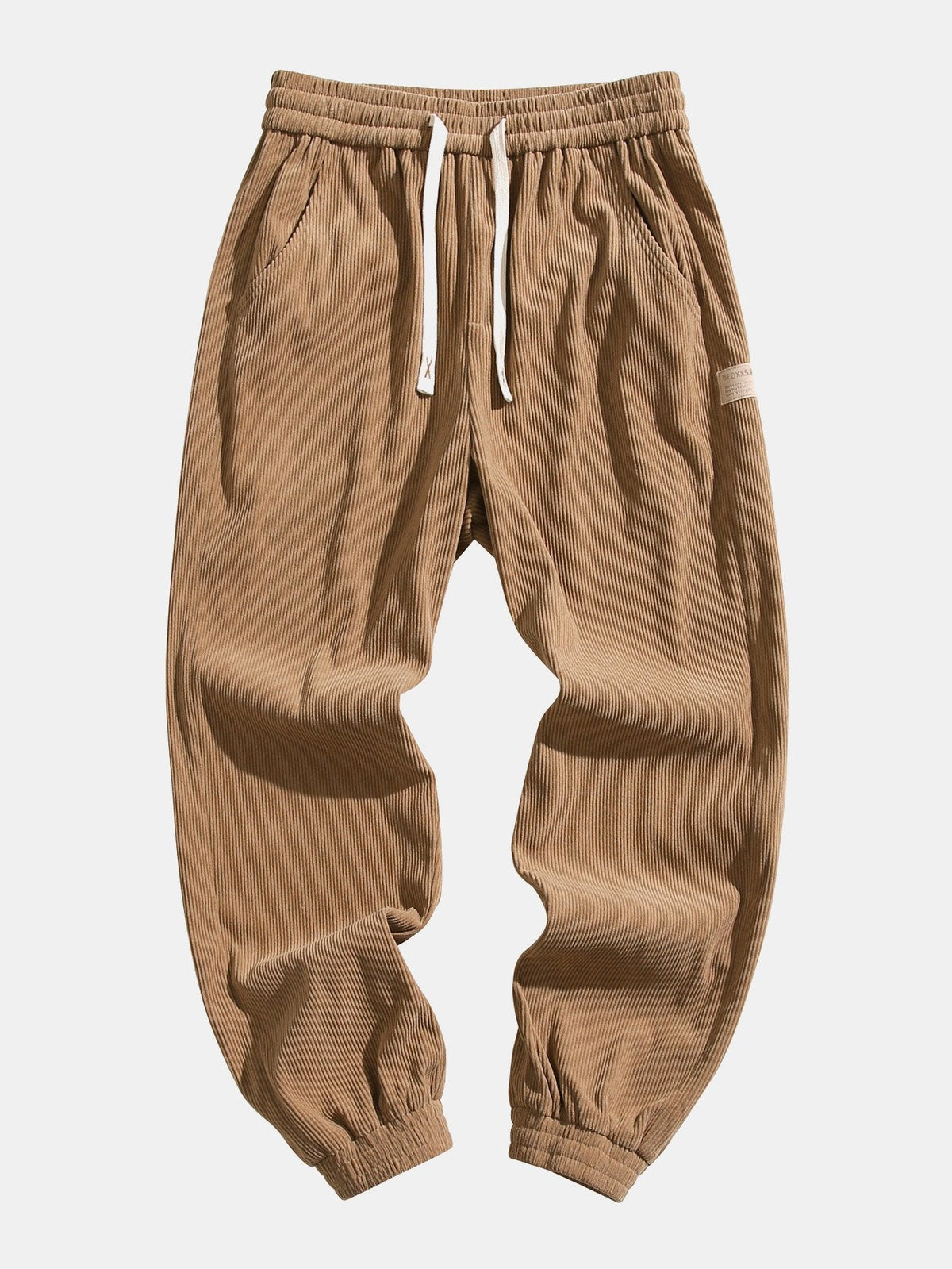 Francois - Corduroy Joggers with Drawstring