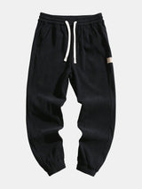 Francois - Corduroy Joggers with Drawstring
