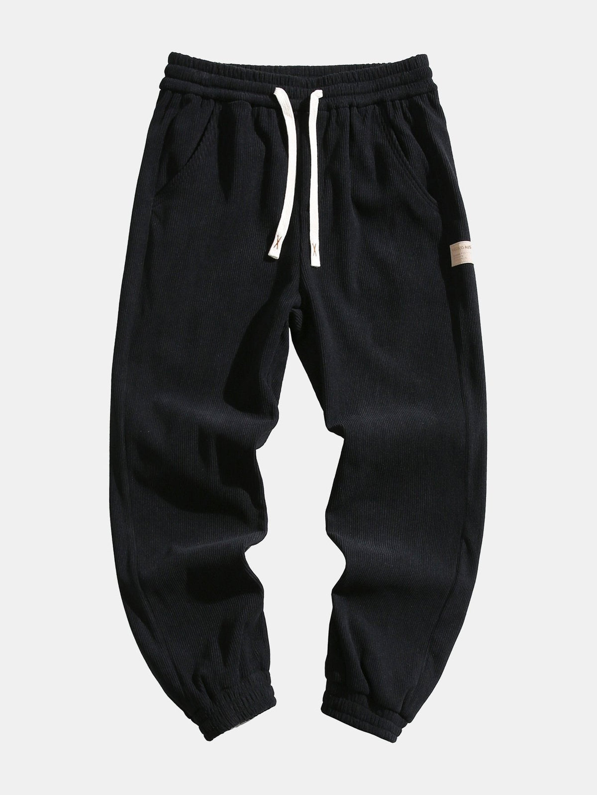 Francois - Corduroy Joggers with Drawstring