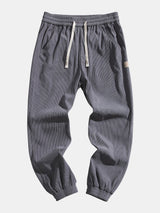 Francois - Corduroy Joggers with Drawstring