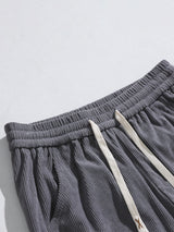 Francois - Corduroy Joggers with Drawstring