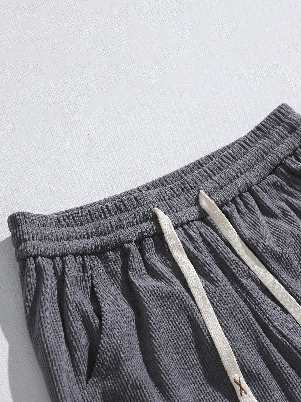 Francois - Corduroy Joggers with Drawstring