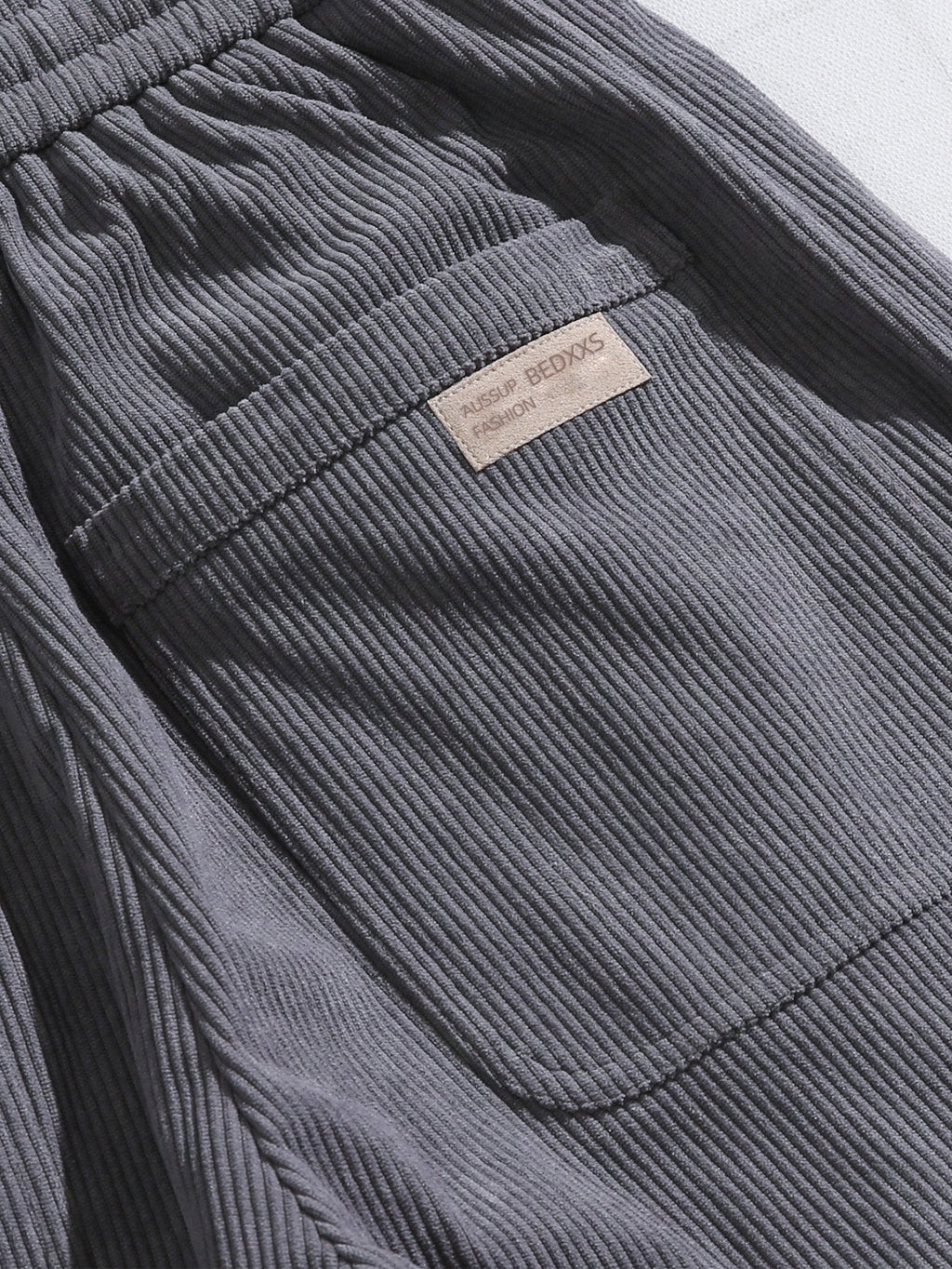 Francois - Corduroy Joggers with Drawstring
