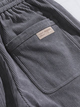 Francois - Corduroy Joggers with Drawstring