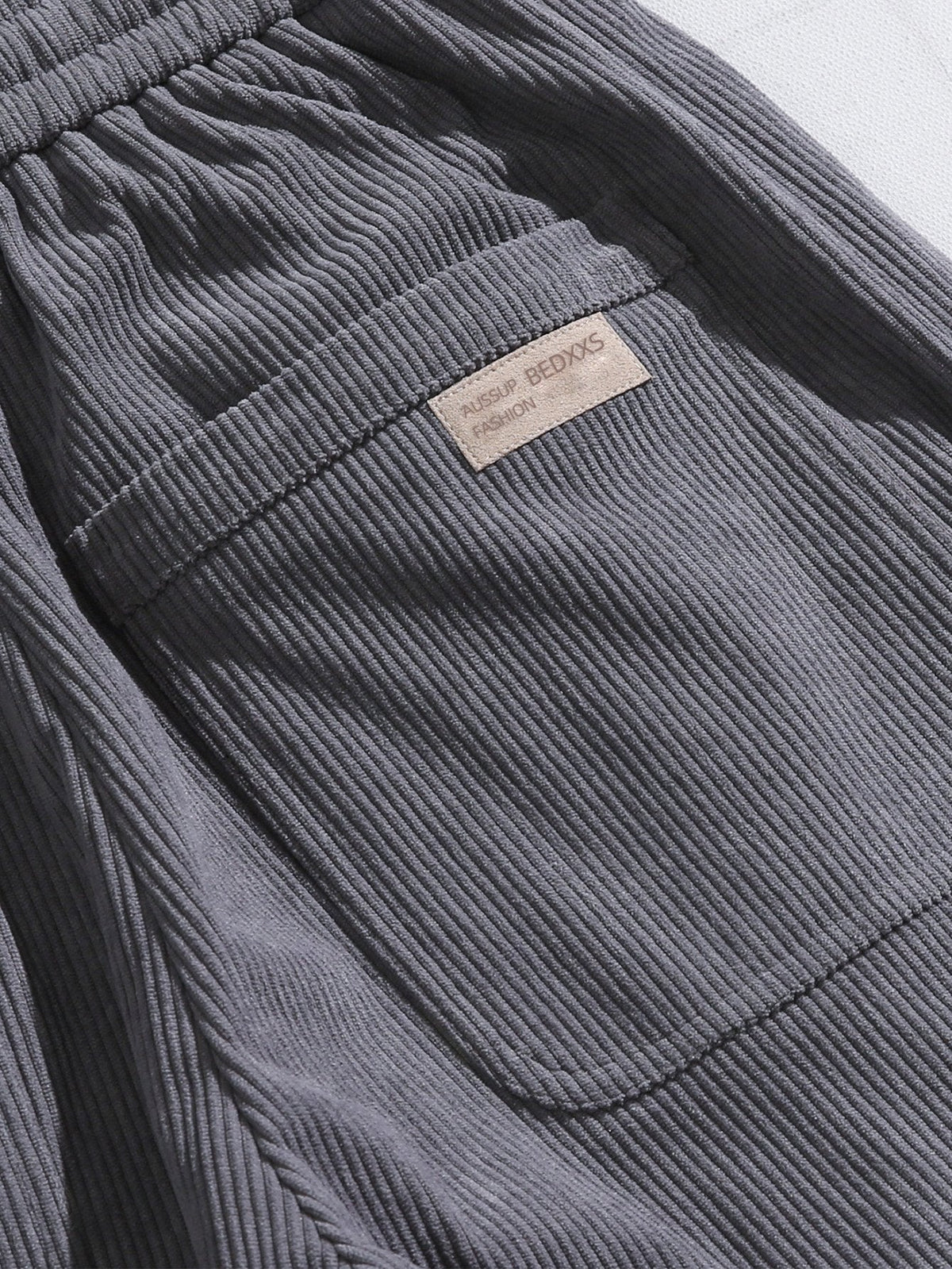 Francois - Corduroy Joggers with Drawstring