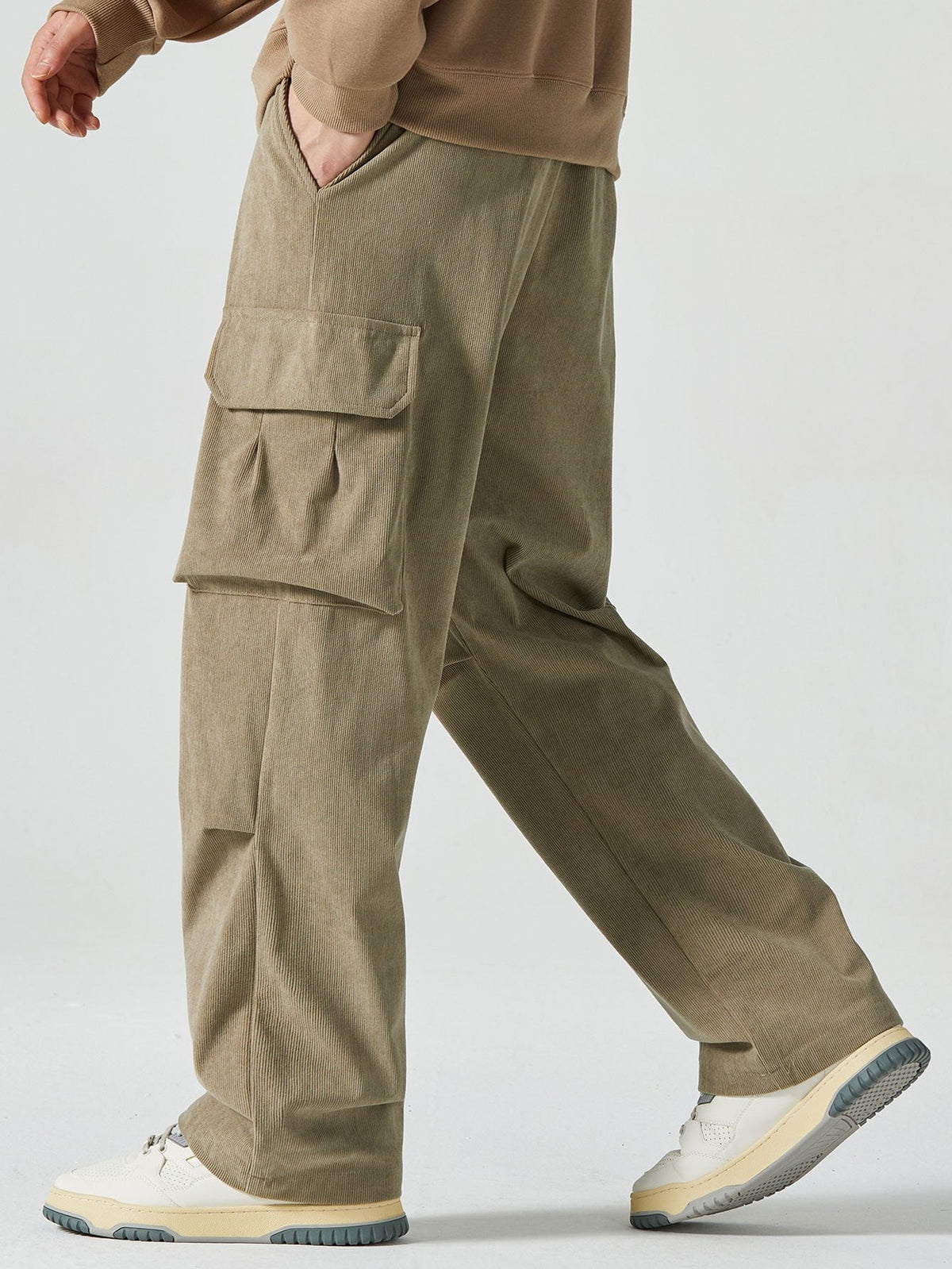 Guillaume - Corduroy Cargo Trousers