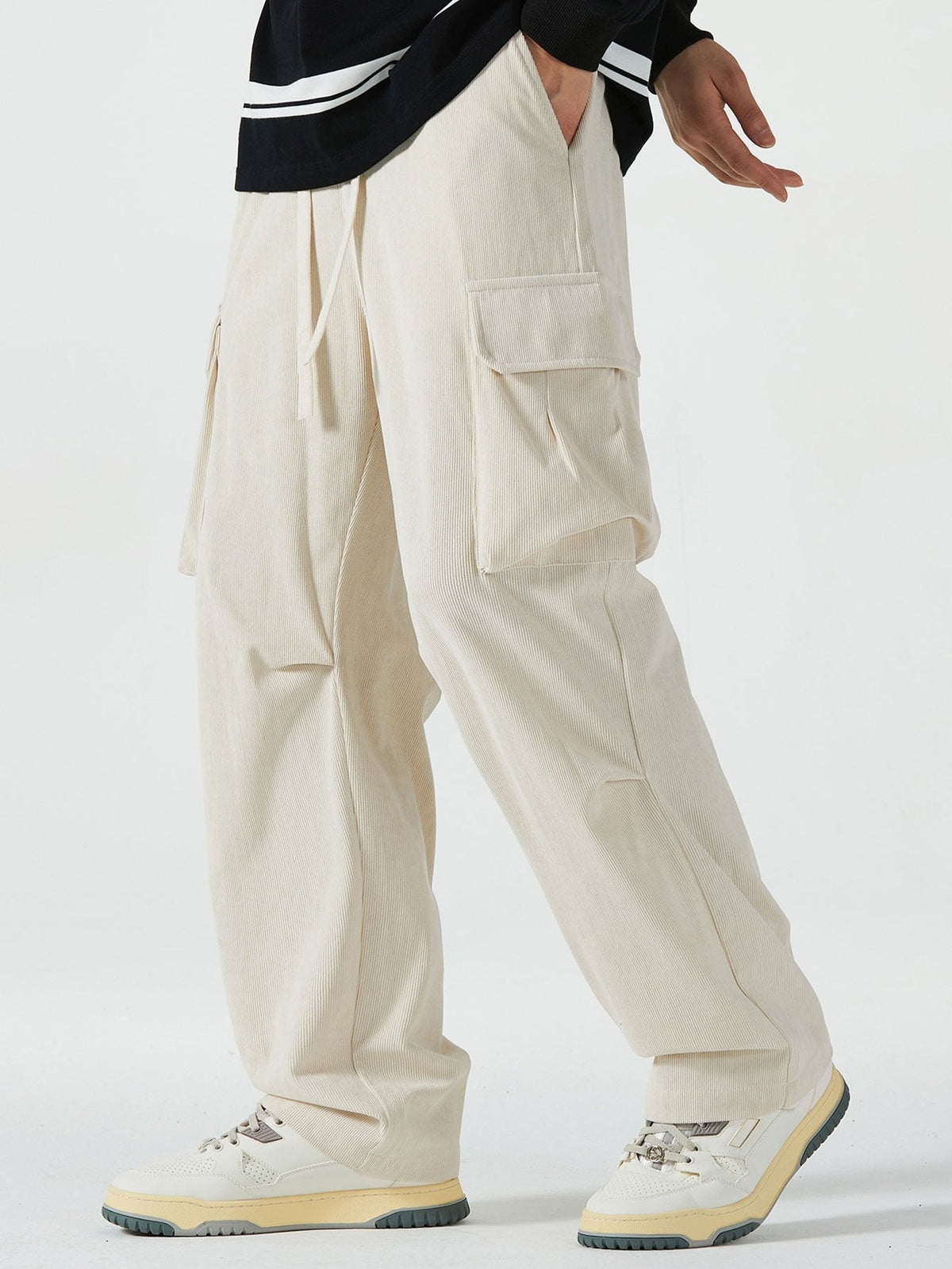 Guillaume - Corduroy Cargo Trousers