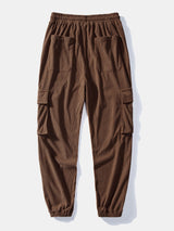 Marc - Corduroy Cargo Jogger Trousers