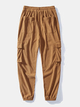 Marc - Corduroy Cargo Jogger Trousers