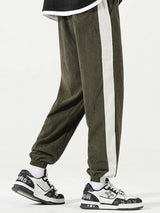 Pierre - Corduroy Joggers with Side Stripe
