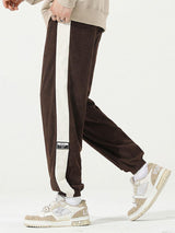 Pierre - Corduroy Joggers with Side Stripe