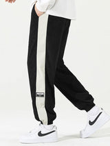 Pierre - Corduroy Joggers with Side Stripe