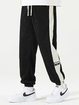 Pierre - Corduroy Joggers with Side Stripe