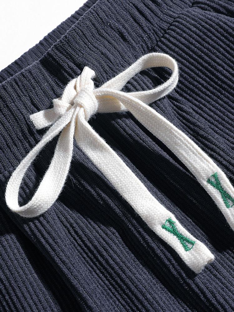Pierre - Corduroy Joggers with Side Stripe