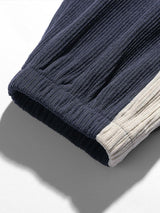 Pierre - Corduroy Joggers with Side Stripe
