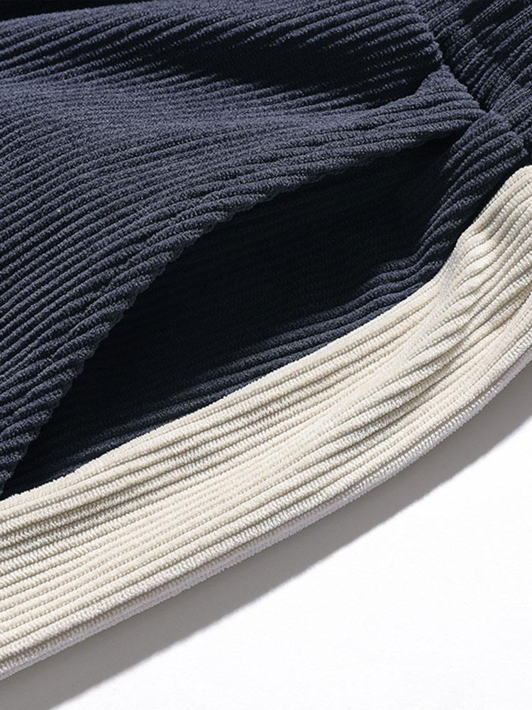 Pierre - Corduroy Joggers with Side Stripe