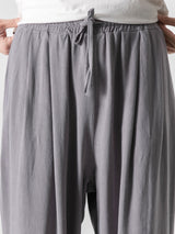 Remi - Wide Leg Linen Cotton Trousers