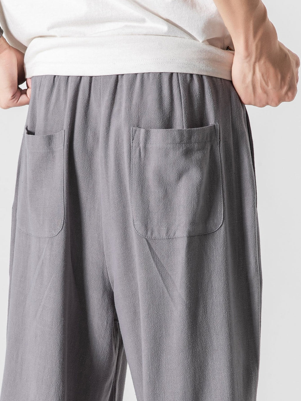 Remi - Wide Leg Linen Cotton Trousers