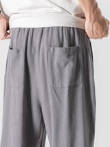 Remi - Wide Leg Linen Cotton Trousers