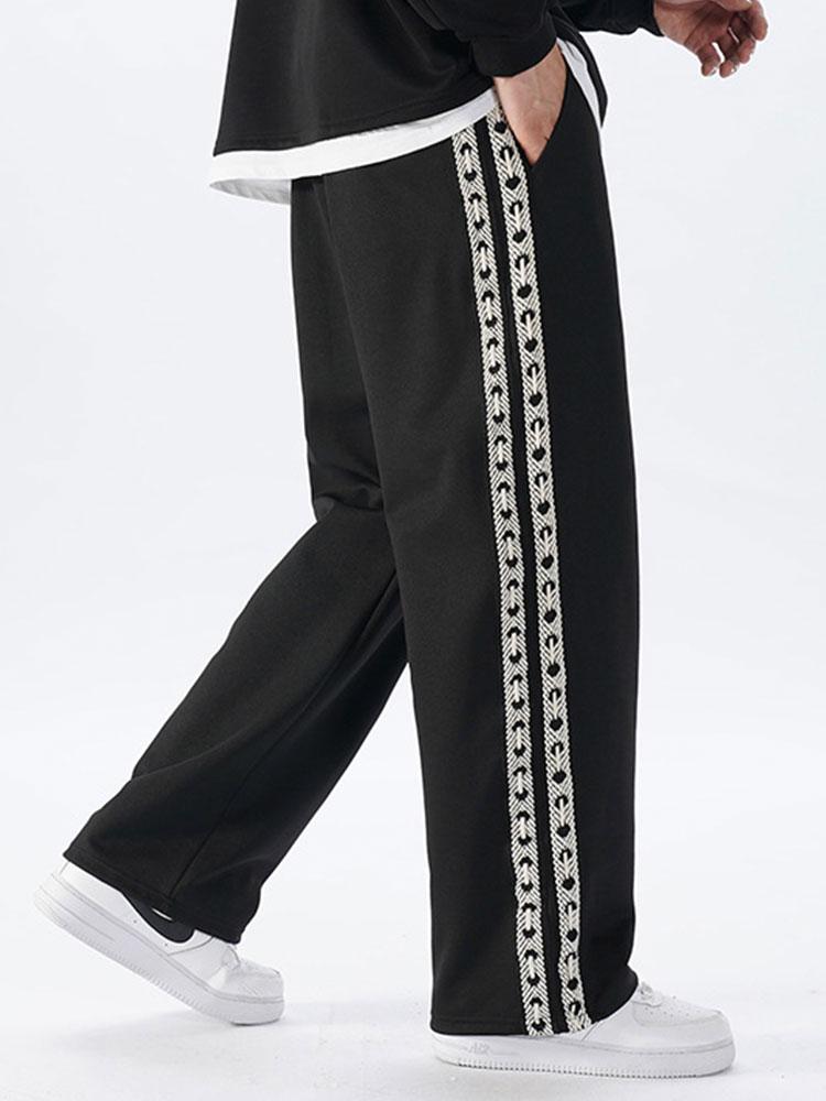 Adam - Relaxed Fit Trousers with Side Panels