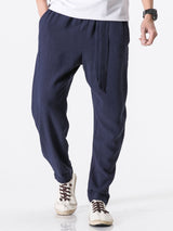 Emile - Linen Harem Trousers with Belt