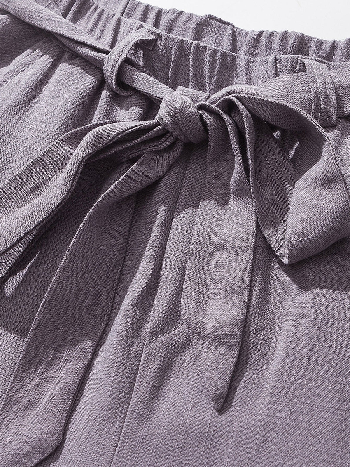 Emile - Linen Harem Trousers with Belt