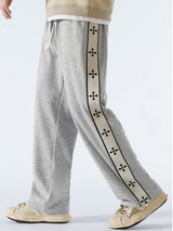 Theo - Relaxed Fit Trousers with Side Stripe