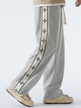 Theo - Relaxed Fit Trousers with Side Stripe