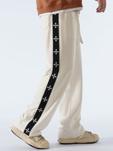 Theo - Relaxed Fit Trousers with Side Stripe