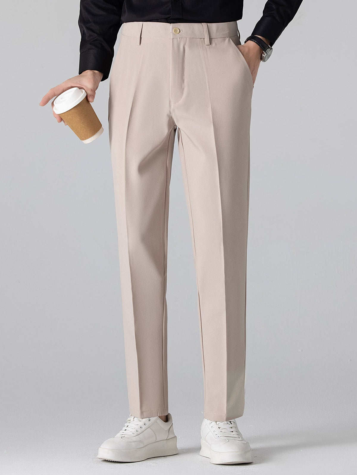 Henri - Slim Fit Tapered Trousers