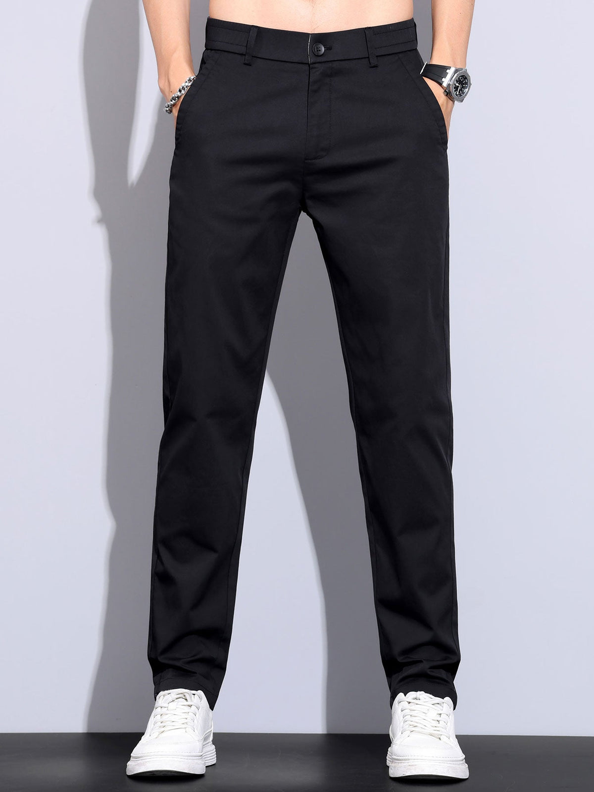 Laurent - Straight Leg Trousers
