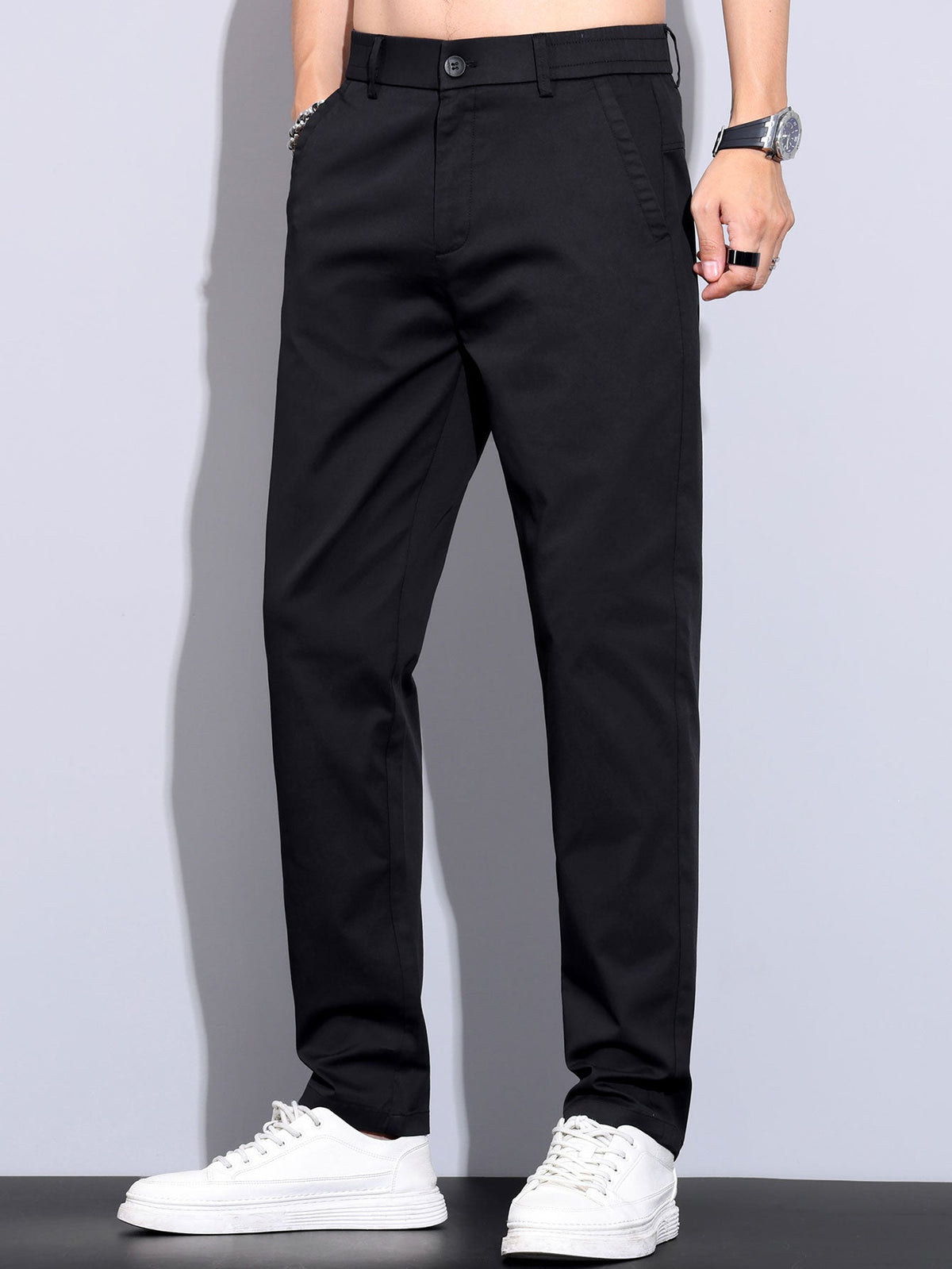 Laurent - Straight Leg Trousers