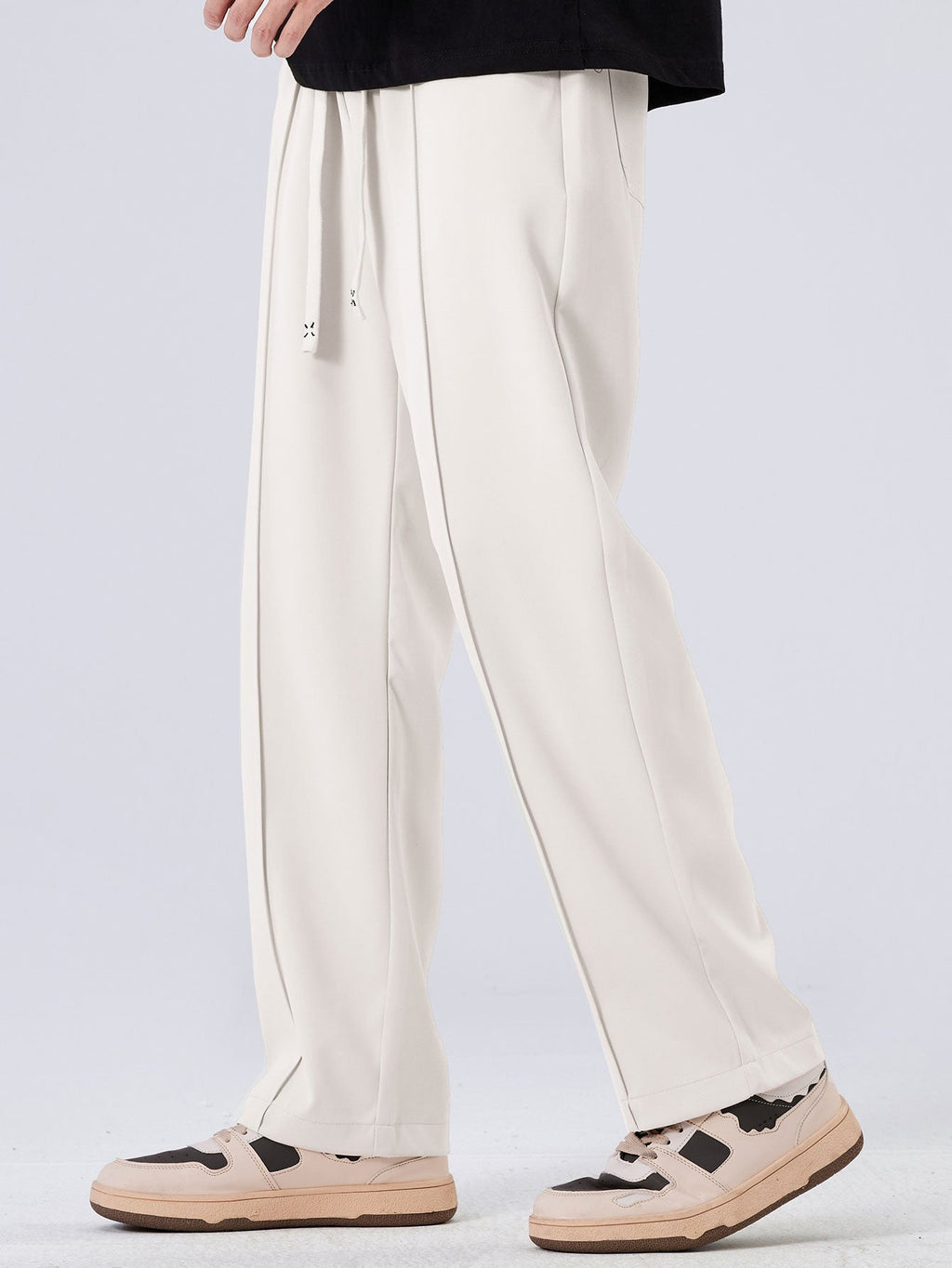 Benoit - Pleated Drawstring Trousers