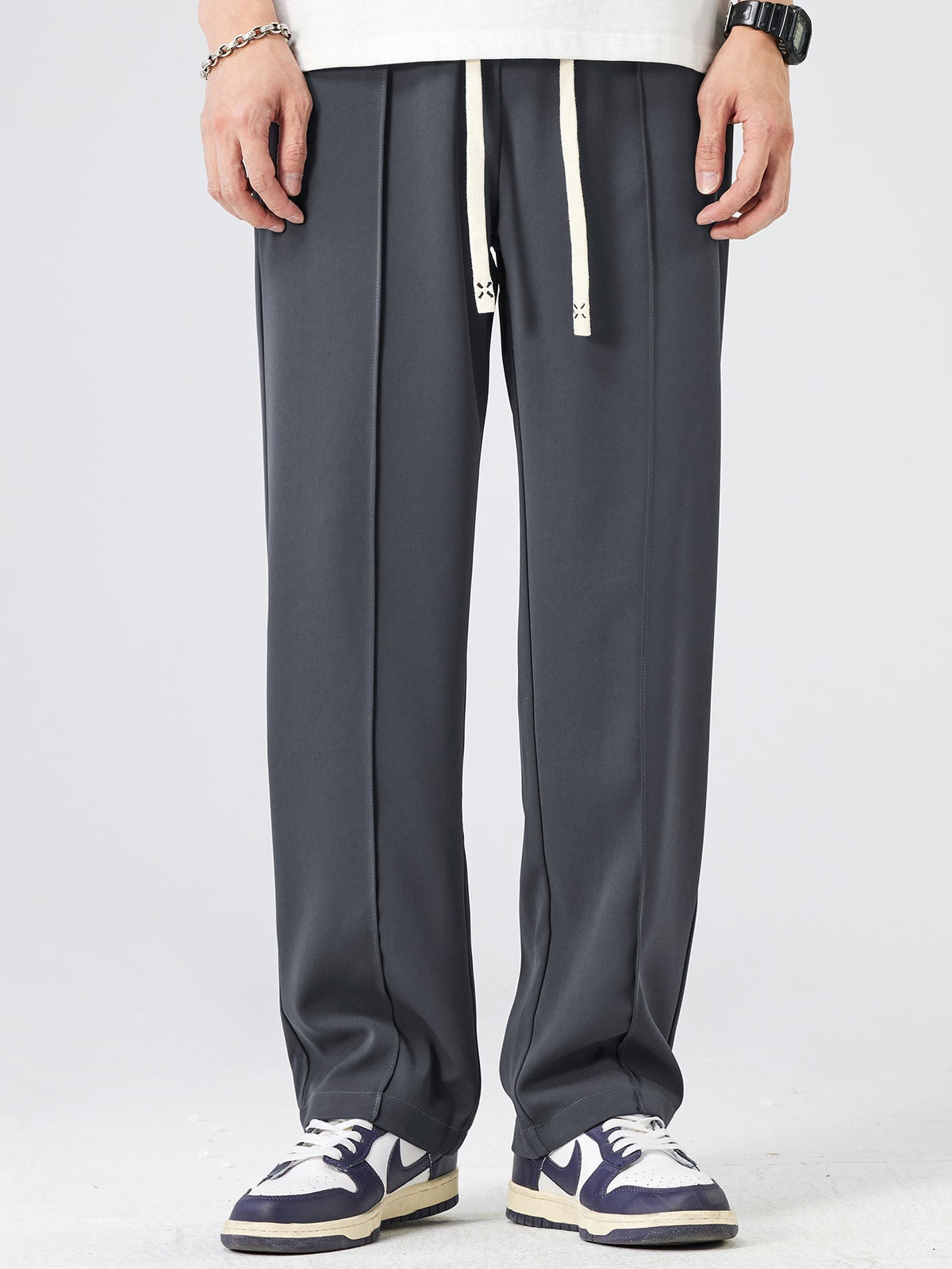 Benoit - Pleated Drawstring Trousers