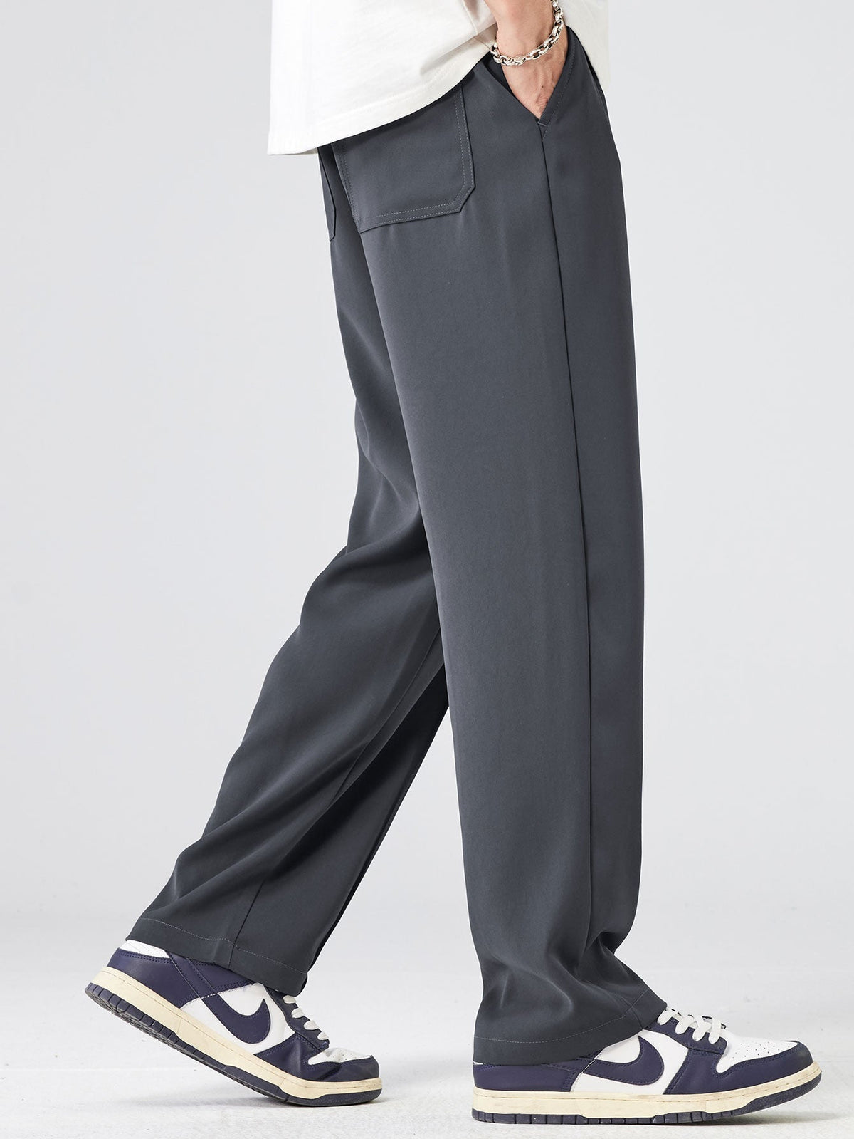 Benoit - Pleated Drawstring Trousers
