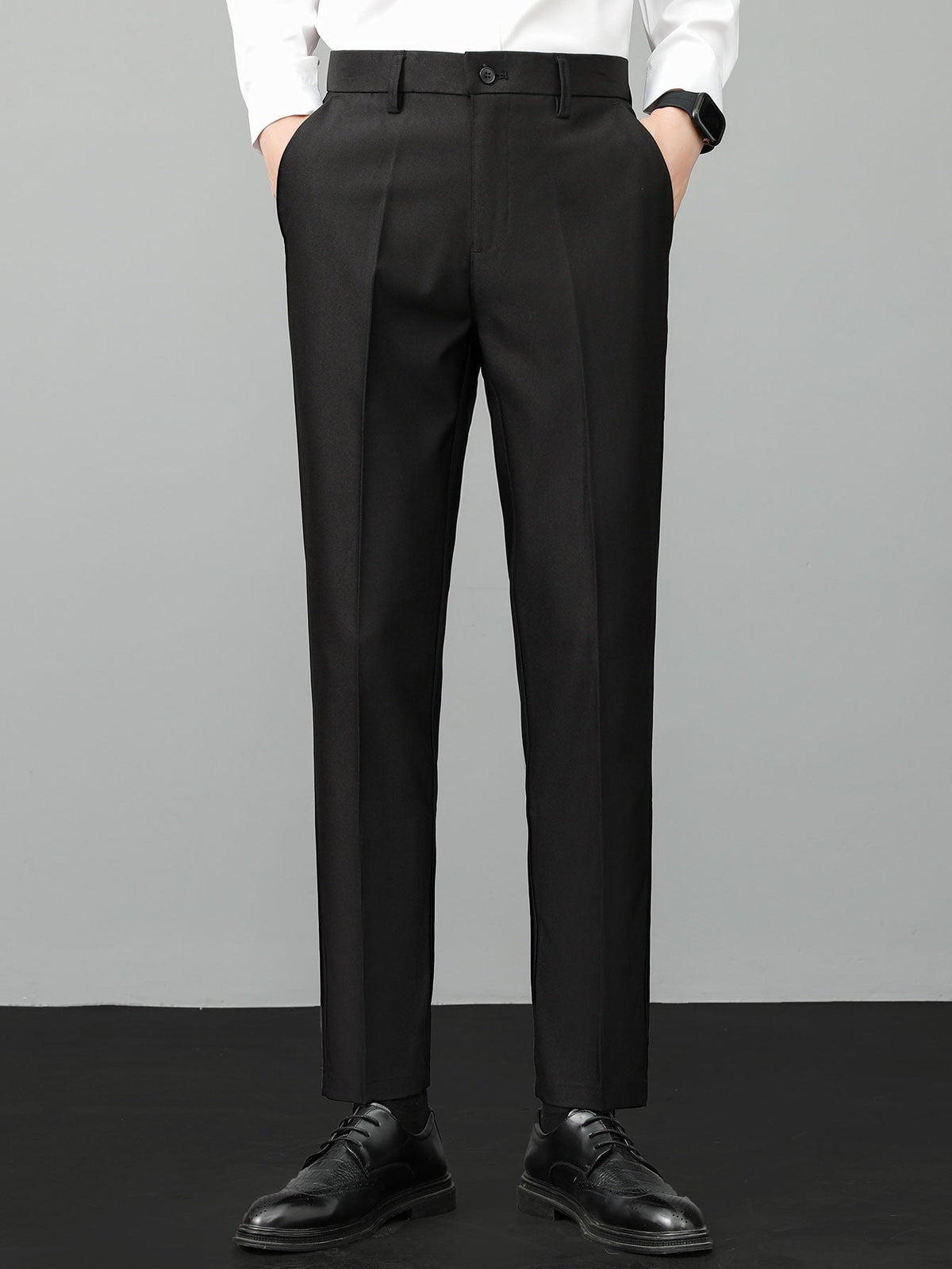 Gilles - Refined Slim Fit Trousers